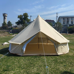 Outdoor Waterproof Anti-UV 300D Oxford Cloth Bell Tent Portable Family Camping Yurt Outdoor Waterproof Anti-UV 300D Oxford Cloth Bell Tent Portable Family Camping Yurt