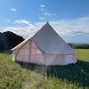 Dream House Outdoor Waterproof Cotton Canvas Family Camping Bell Tent Four Seasons Glamping Tent