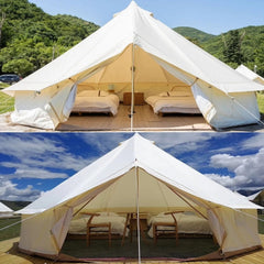 Dream House Heavy Duty Waterproof Oxford Cloth Family Camping Tent Four Seasons Bell Tent Dream House Heavy Duty Waterproof Oxford Cloth Family Camping Tent Four Seasons Bell Tent