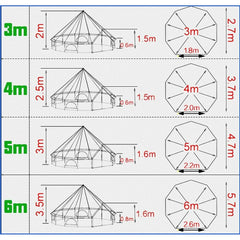 Dream House Outdoor Waterproof Cotton Canvas Family Camping Bell Tent Four Seasons Glamping Tent Dream House Outdoor Waterproof Cotton Canvas Family Camping Bell Tent Four Seasons Glamping Tent