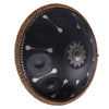 440HZ Steel Tongue Drum D Minor 10 Notes Handpan Drum Black with Mandala Pattern 440HZ Steel Tongue Drum D Minor 10 Notes Handpan Drum Black with Mandala Pattern
