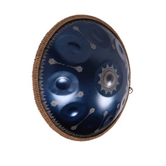 440HZ Steel Tongue Drum D Minor 10 Notes Handpan Drum with Mandala Pattern 440HZ Steel Tongue Drum D Minor 10 Notes Handpan Drum with Mandala Pattern