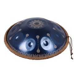 440HZ Steel Tongue Drum D Minor 10 Notes Handpan Drum with Mandala Pattern 440HZ Steel Tongue Drum D Minor 10 Notes Handpan Drum with Mandala Pattern