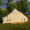 Dream House Large Outdoor Waterproof Cotton Canvas 4 Season Camping Tent for 10 Persons