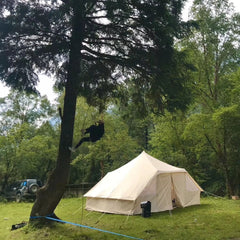 Dream House Large Outdoor Waterproof Cotton Canvas 4 Season Camping Tent for 10 Persons Dream House Large Outdoor Waterproof Cotton Canvas 4 Season Camping Tent for 10 Persons