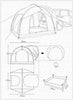 Outdoor Portable Waterproof Sedan SUV Car Rear Trunk Camping Tent for 3 Person Outdoor Portable Waterproof Sedan SUV Car Rear Trunk Camping Tent for 3 Person