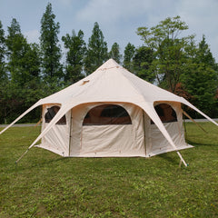 Outdoor Camping Yurt Circus Tent Glamping Oxford Cloth Octagonal Pavilion Outdoor Camping Yurt Circus Tent Glamping Oxford Cloth Octagonal Pavilion