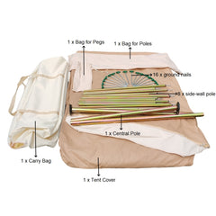 Outdoor Camping Yurt Circus Tent Glamping Oxford Cloth Octagonal Pavilion Outdoor Camping Yurt Circus Tent Glamping Oxford Cloth Octagonal Pavilion