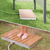 Outdoor Floor Shower with Foot Control Non-Slip Garden Shower Panel Outdoor Floor Shower with Foot Control Non-Slip Garden Shower Panel