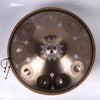 440HZ Steel Tongue Drum D Minor 10 Notes Handpan Drum Golden with Mandala Pattern 440HZ Steel Tongue Drum D Minor 10 Notes Handpan Drum Golden with Mandala Pattern