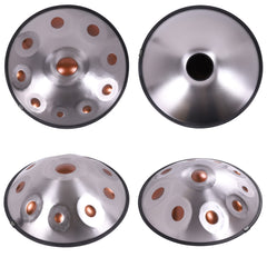 440HZ Steel Tongue Drum Percussion Instrument Handpan Drum in D Minor 10 Notes 440HZ Steel Tongue Drum Percussion Instrument Handpan Drum in D Minor 10 Notes