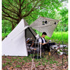 Outdoor Portable Camping Pyramid Tent Waterproof Anti-UV Centre-Pole-Free Indian Teepee Tent Outdoor Portable Camping Pyramid Tent Waterproof Anti-UV Centre-Pole-Free Indian Teepee Tent
