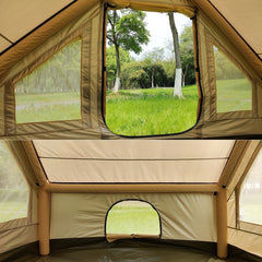 Outdoor Waterproof Anti-UV Camping Lodge Tent 2.1M*3M Quick Open Inflatable Cabin Tent Outdoor Waterproof Anti-UV Camping Lodge Tent 2.1M*3M Quick Open Inflatable Cabin Tent