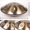 440HZ Steel Tongue Drum Percussion Instrument Handpan Drum in D Minor 10 Notes 440HZ Steel Tongue Drum Percussion Instrument Handpan Drum in D Minor 10 Notes