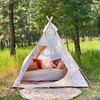 Tear-resistant 300D Oxford Cloth Camping Indian Teepee Tent Outdoor Three-season Pyramid Tent Tear-resistant 300D Oxford Cloth Camping Indian Teepee Tent Outdoor Three-season Pyramid Tent