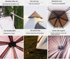 Dream House Portable Double Layers Waterproof Breathable Family Camping Indian Teepee Tent for 4 Person Dream House Portable Double Layers Waterproof Breathable Family Camping Indian Teepee Tent for 4 Person