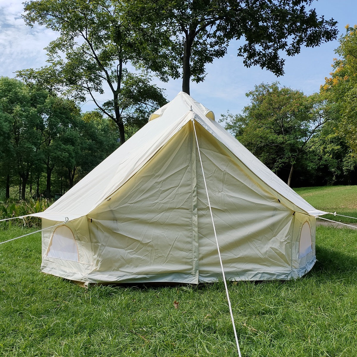 camping tent frame Dia. 3M Waterproof Oxford Cloth Tripod Frame Center-Pole-Free Camping