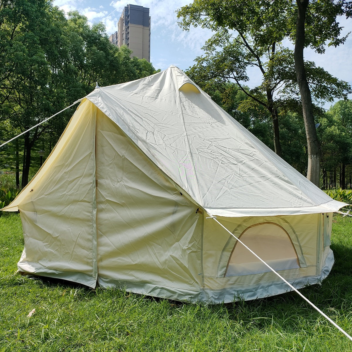bell tent tripod pole Dia. 3M Waterproof Oxford Cloth Tripod Frame Center-Pole-Free Camping