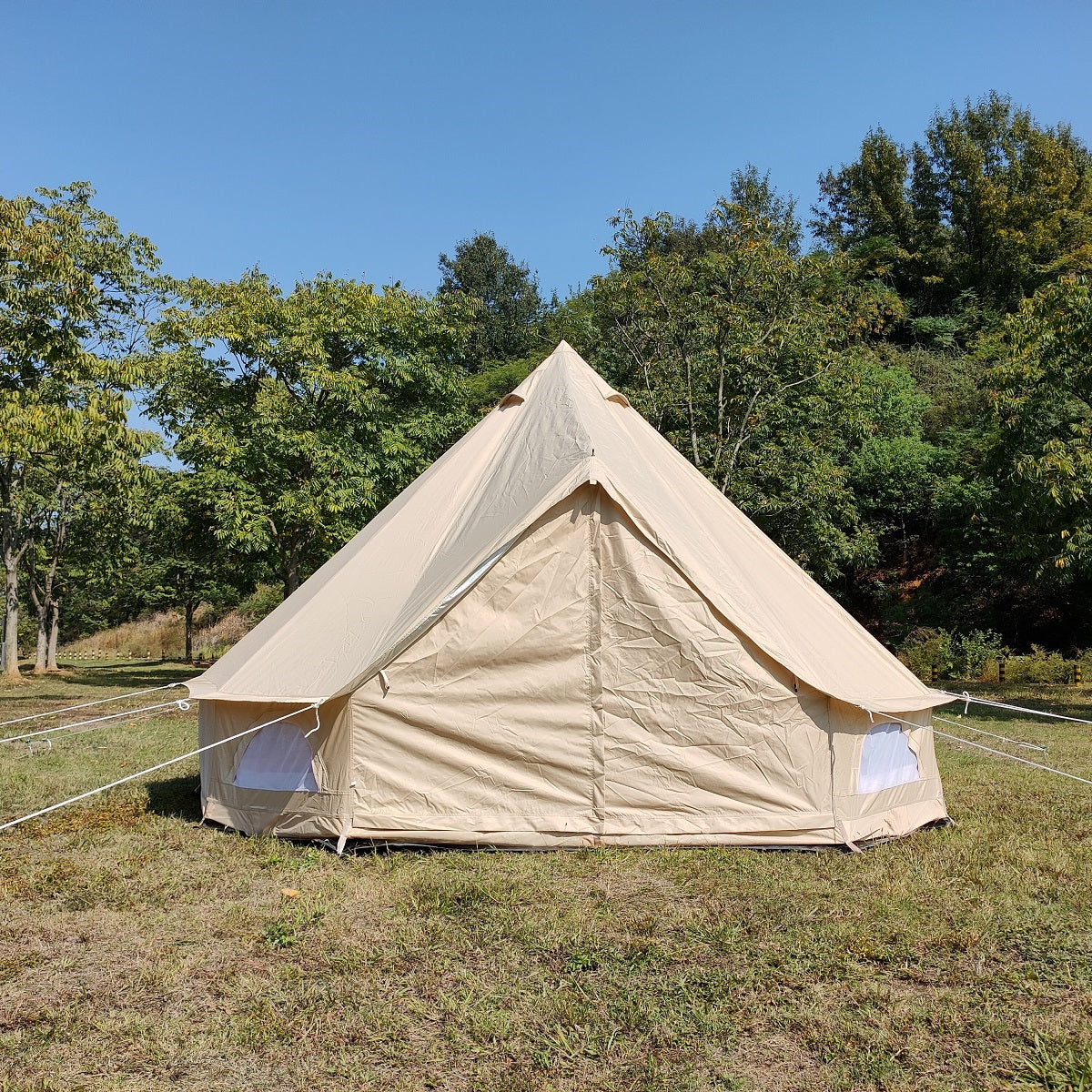 campingbedje tent Outdoor Waterproof Anti-UV 300D Oxford Cloth Bell Tent Portable Family