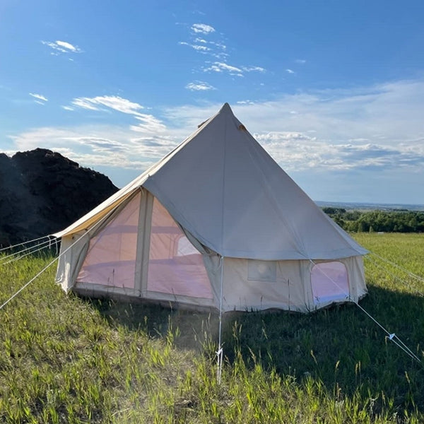 Tear-resistant 300D Oxford Cloth Camping Indian Teepee Tent Outdoor Th