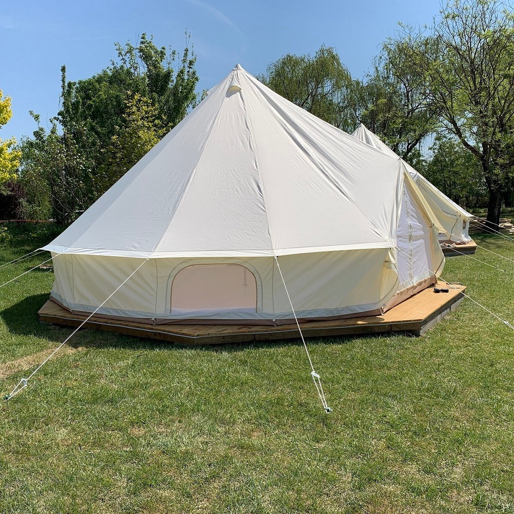 heavy duty waterproof tent Dream House Heavy Duty Waterproof Oxford Cloth Family Camping Tent Four Seasons Bell Tent