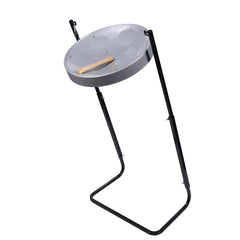 16inch Trinidad Drum Handmade Percussion Instrument Steel Drum with Adjustable-height Stand for Kids Gifts