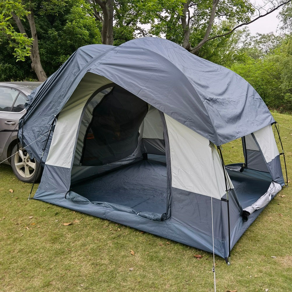 car camping tents Outdoor Portable Waterproof Sedan SUV Car Rear Trunk Camping Tent for