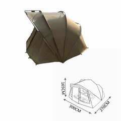 Outdoor Waterproof Quick Erect Carp Fishing Shelter Tent for 1~2 Man