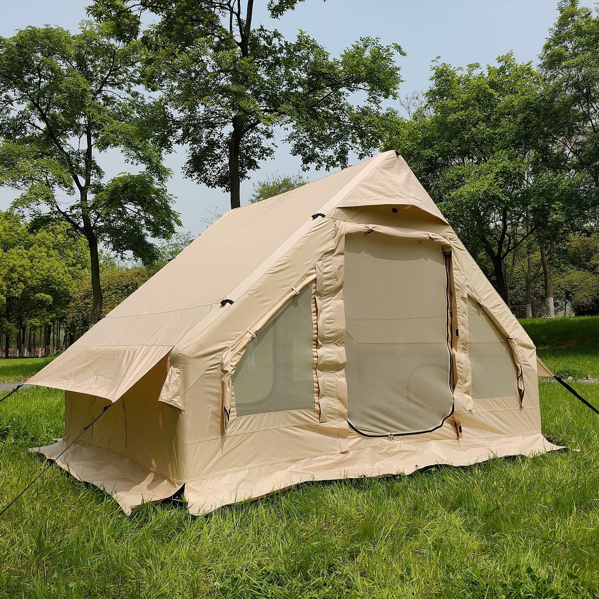 tent 3m Outdoor Waterproof Anti-UV Camping Lodge Tent 2.1M*3M Quick Open Infla