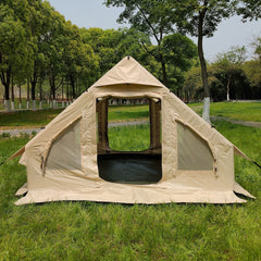 Outdoor Waterproof Anti-UV Camping Lodge Tent 2.1M*3M Quick Open Inflatable Cabin Tent