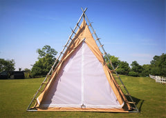 Heavy Duty Waterproof Ripstop A Frame Camping Teepee Scout Tent for 2~3 Person