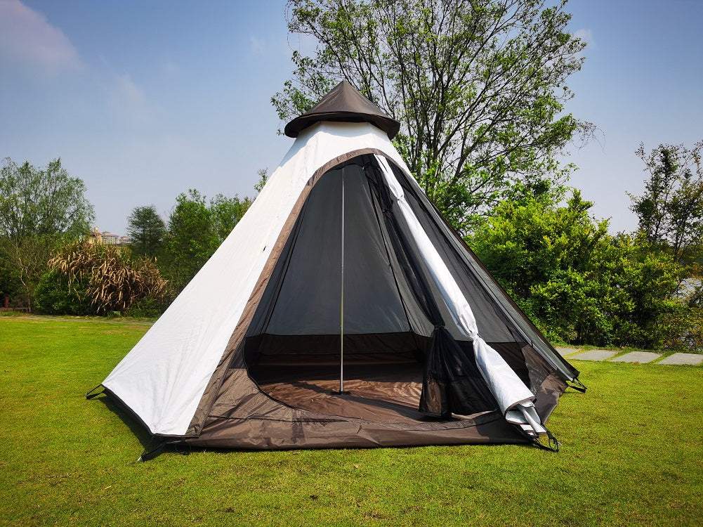 teepee tent indian Dream House Portable Double Layers Waterproof Breathable Family Campin