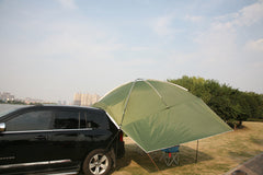 Family Camping Sun Shelter SUV Car Rear Trunk Awning Car Tail Canopy Tent