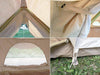 Dream House Large Waterproof Multi-People Cotton Canvas Four-Seasons Emperor Bell Tent